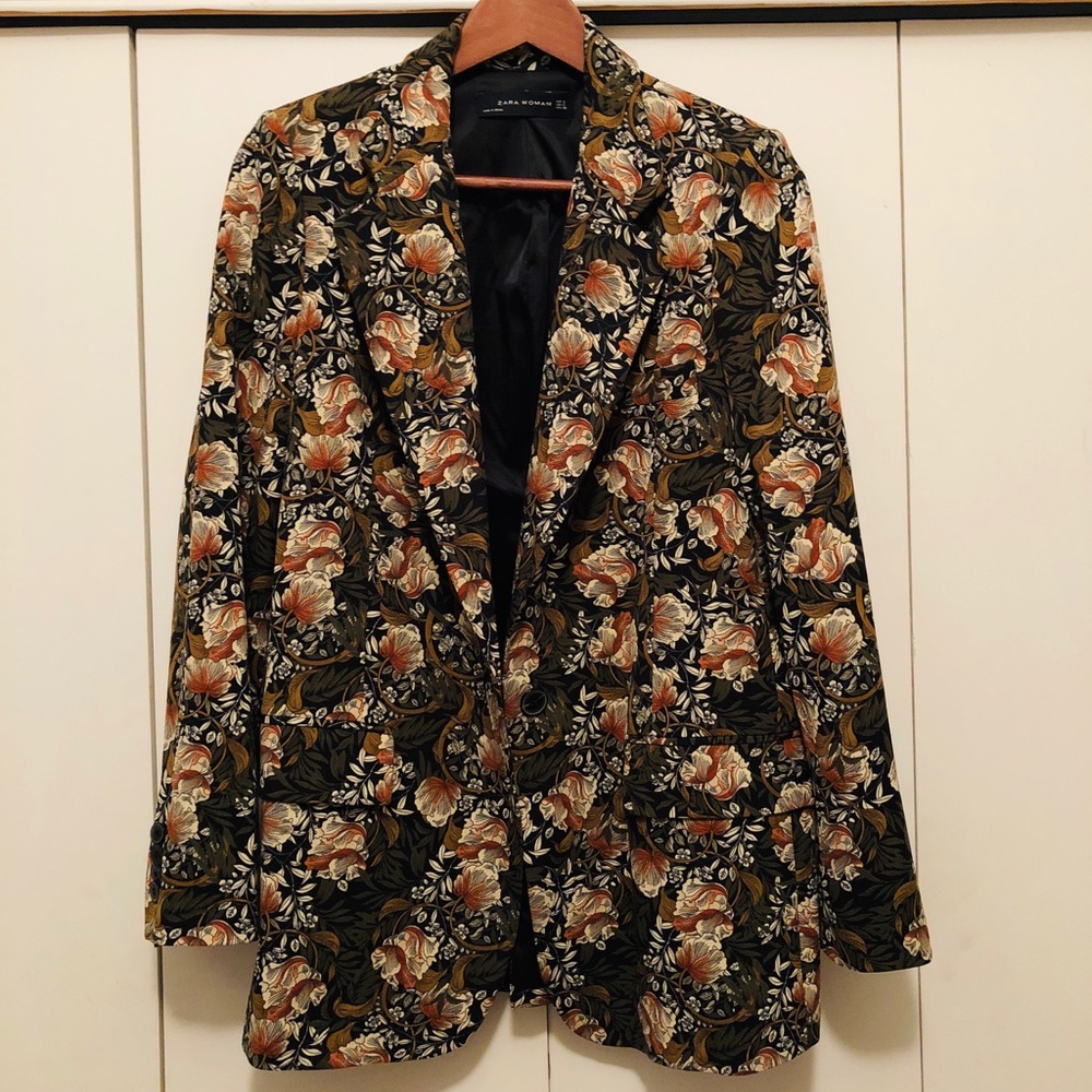 Zara Floral Blazer (Size Small - 4-6US)